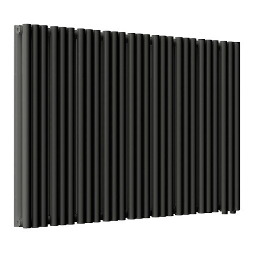 Радиатор стальной Empatiko Takt LR2-1072-500 Confident Black 1072x536 27 секций, вертикальный 2-трубчатый, нижнее подключение, черный (Confident Black)