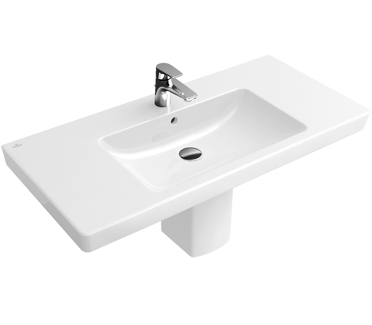 Раковина Villeroy & Boch Subway 2.0 7175A0R1 100x47 альпийский белый