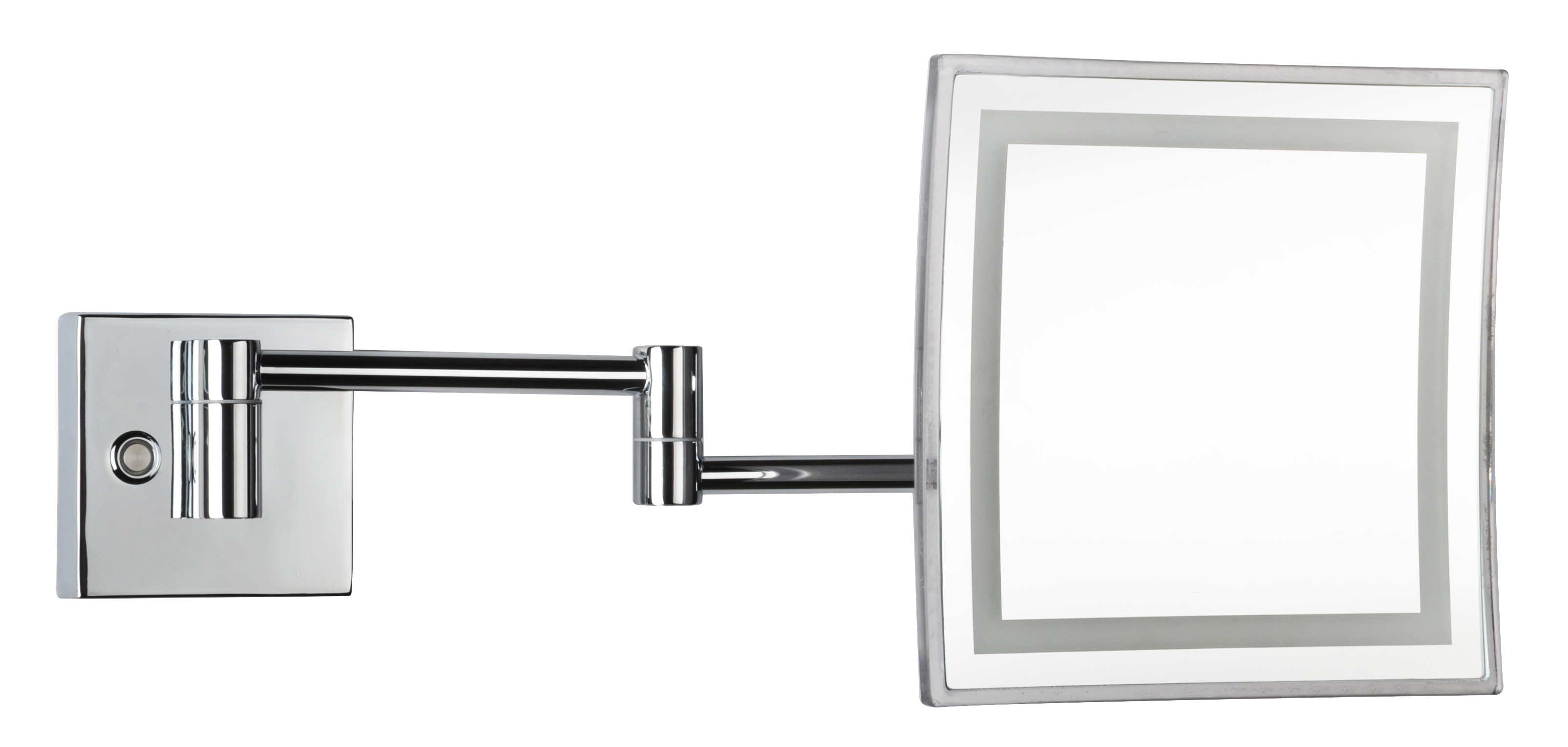 Косметическое зеркало Bemeta 116301812 с LED подсветкой, хром