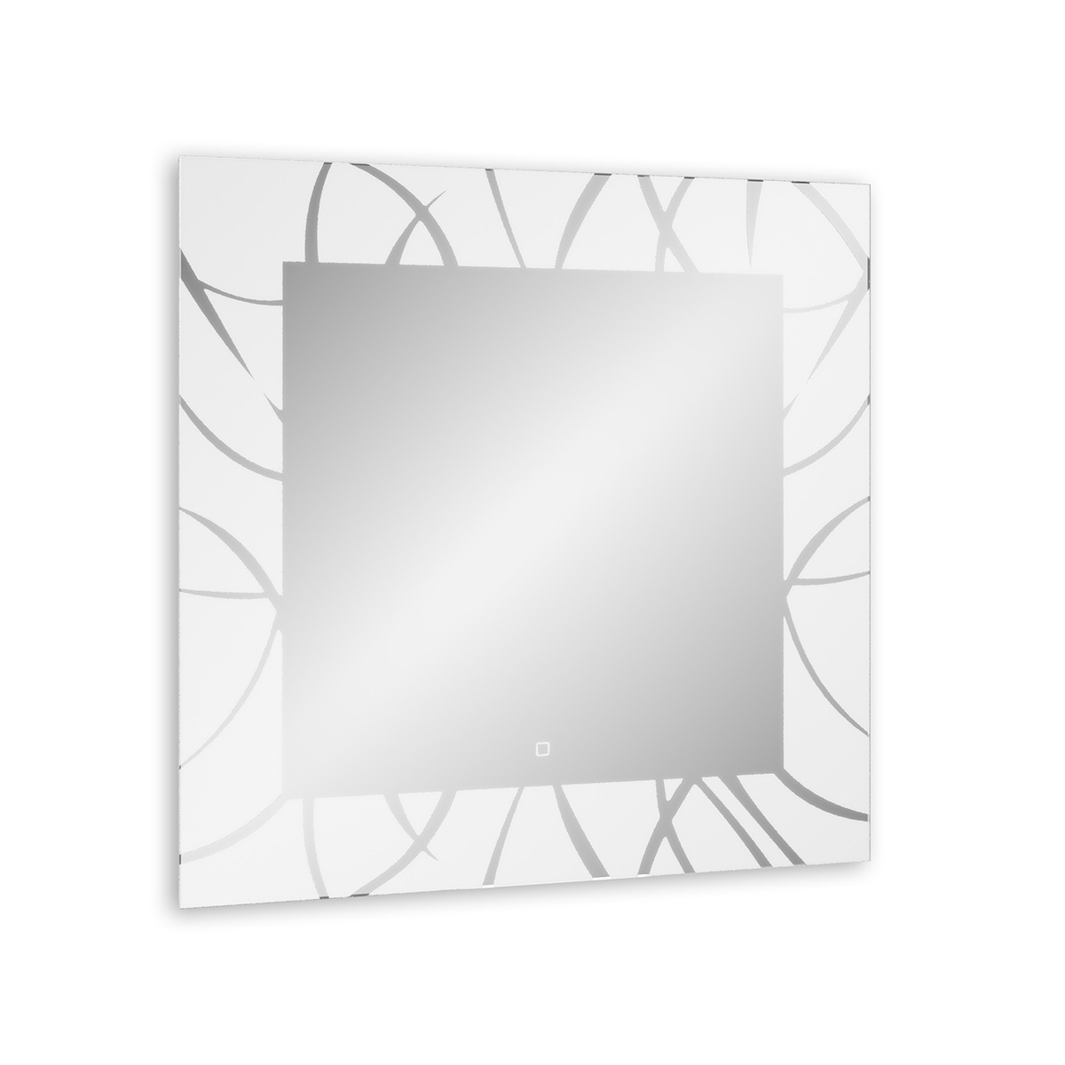 Зеркало Continent Allegro 770x770 в раме, с LED подсветкой