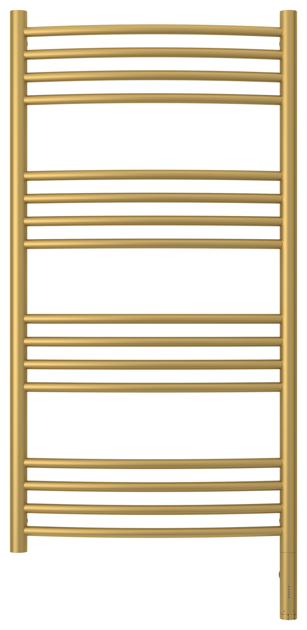 Полотенцесушитель электрический Сунержа Богема 3.0 выгнутая 1000х500  МЭМ правый, золото матовый