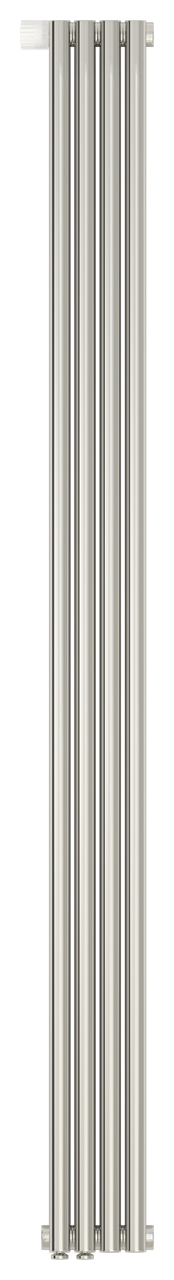 Радиатор стальной Сунержа Эстет-1 EU50 1800х180 4 секции, однорядный нижнее левое, зеркально полированная нержавеющая сталь