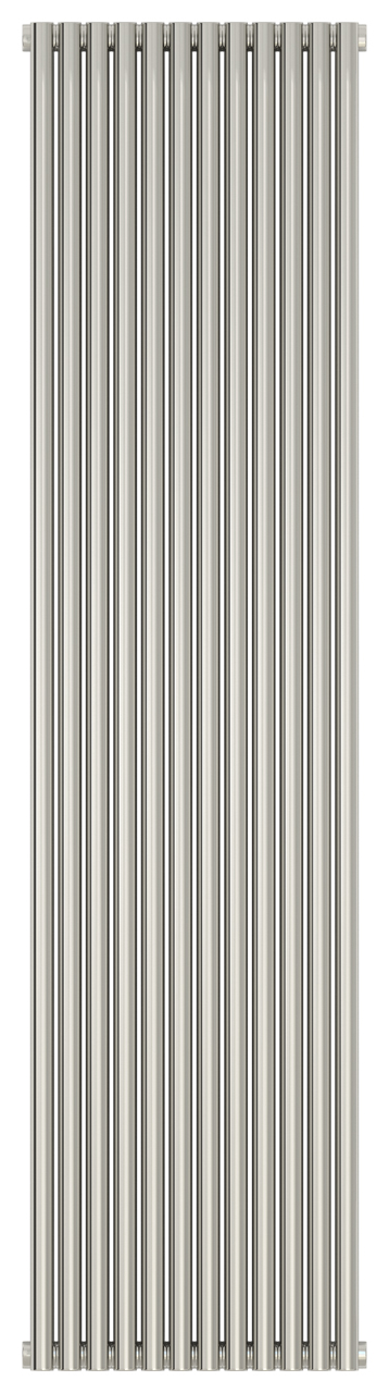 Радиатор стальной Сунержа Эстет-11 1800х540 12 секций, двухрядный универсальный, зеркально полированная нержавеющая сталь