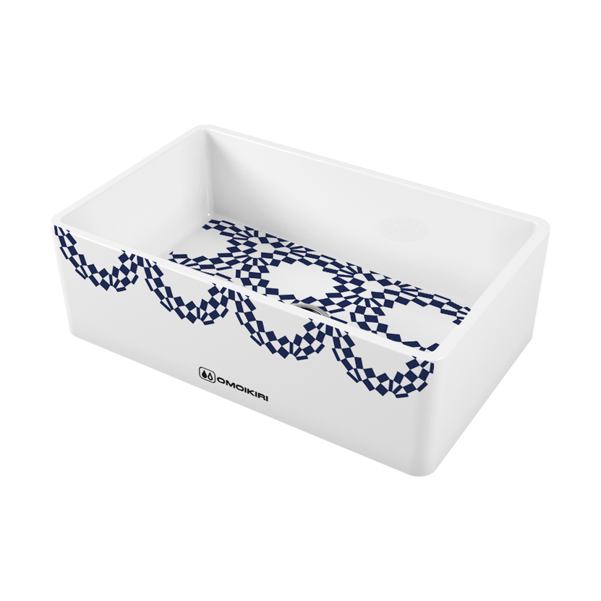 Мойка кухонная Omoikiri Mikura 76-Tokyo 2 natceramic / white