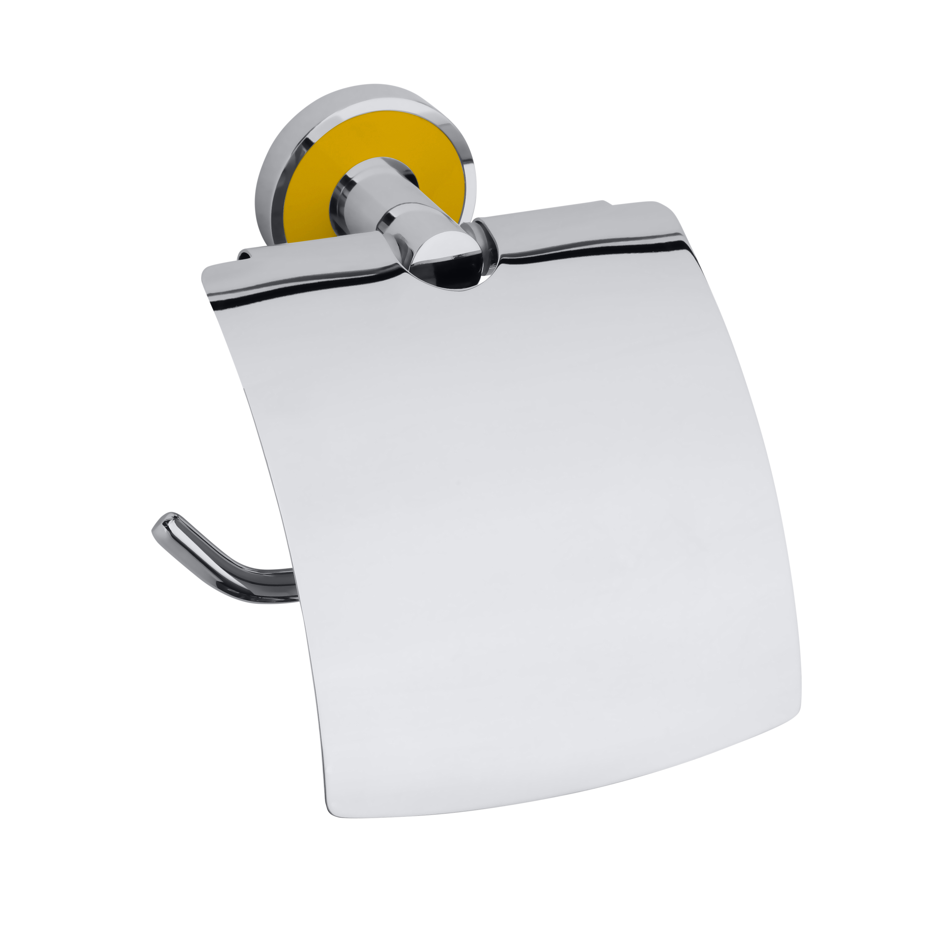 Держатель туалетной бумаги Bemeta Trend-I 104112018h закрытый, жёлтый