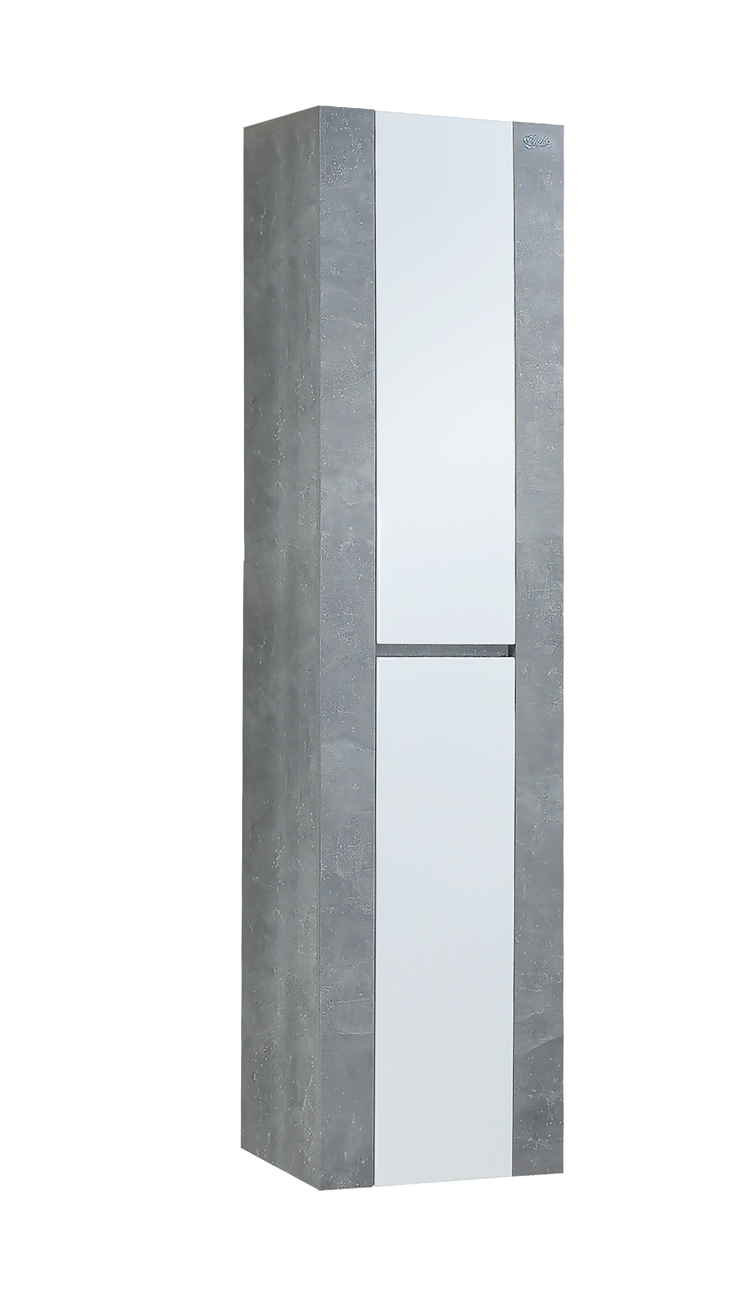 Шкаф-пенал подвесной Onika Стоун 40.10 У, светлый бетон