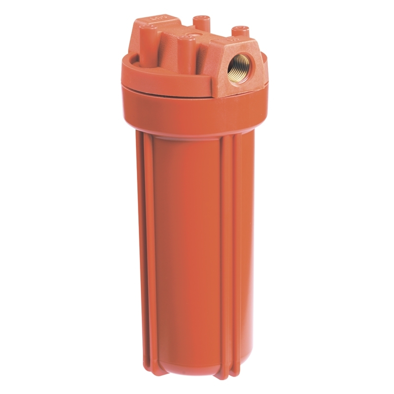 Корпус фильтра Гидротек для горячей воды 10SL (HCC-10SL 1/2"), оранжевый