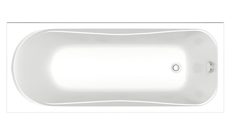 Ванна акриловая BAS Стайл 160x70 с каркасом