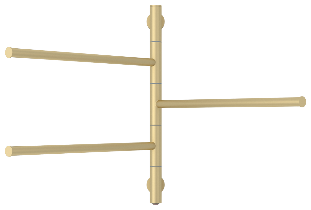 Полотенцесушитель электрический Сунержа Триада 540х585 поворотный, шампань матовая