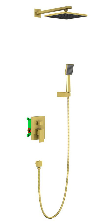 Душевой комплект Timo Selene SX-2069/17SM встроенный, золото матовое