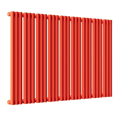 Радиатор стальной Empatiko Takt S1-1072-500 Friendly Red 1072x536 27 секций, вертикальный 1-трубчатый, боковое подключение, красный (Friendly Red)