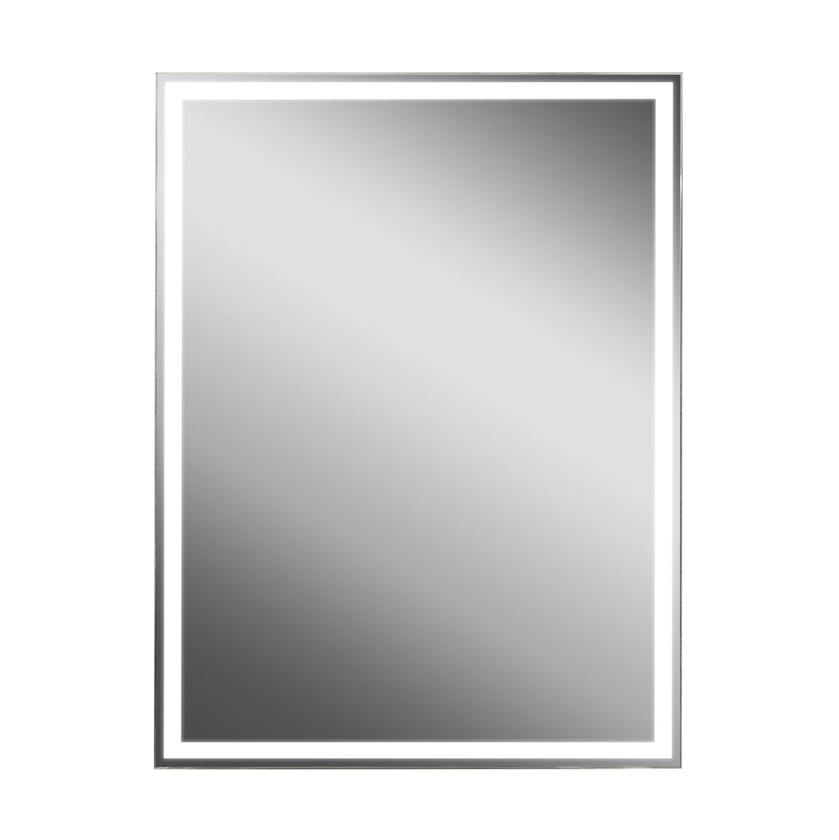 Шкаф зеркальный Continent Mirror Box black LED 60x80 с LED подсветкой, датчик движения и сенсорный выключатель, корпус черный