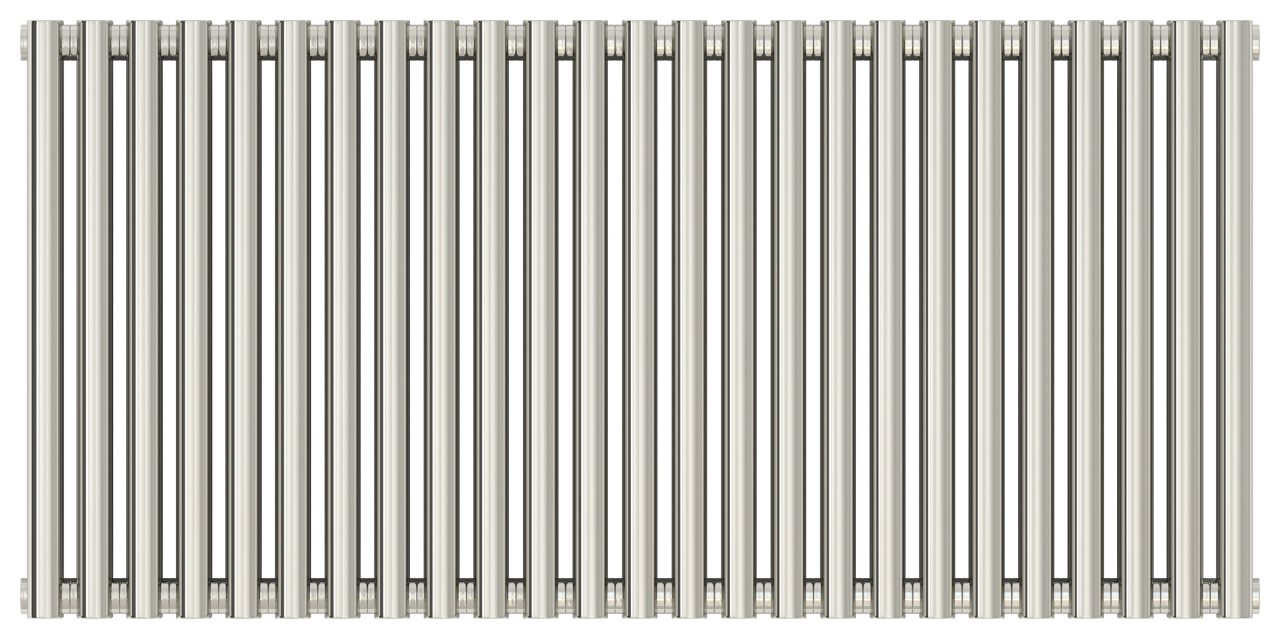 Радиатор стальной Сунержа Эстет-00 500х1125 25 секций, двухрядный универсальный, зеркально полированная нержавеющая сталь