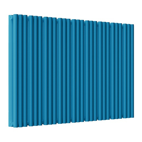 Радиатор стальной Empatiko Takt S2-1072-500 Dreamy Blue 1072x536 27 секций, вертикальный 2-трубчатый, боковое подключение, синий (Dreamy Blue)