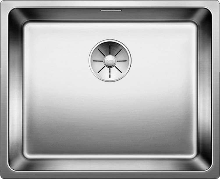 Мойка кухонная Blanco Andano 500-IF с отводной арматурой, сталь / зеркальная полировка