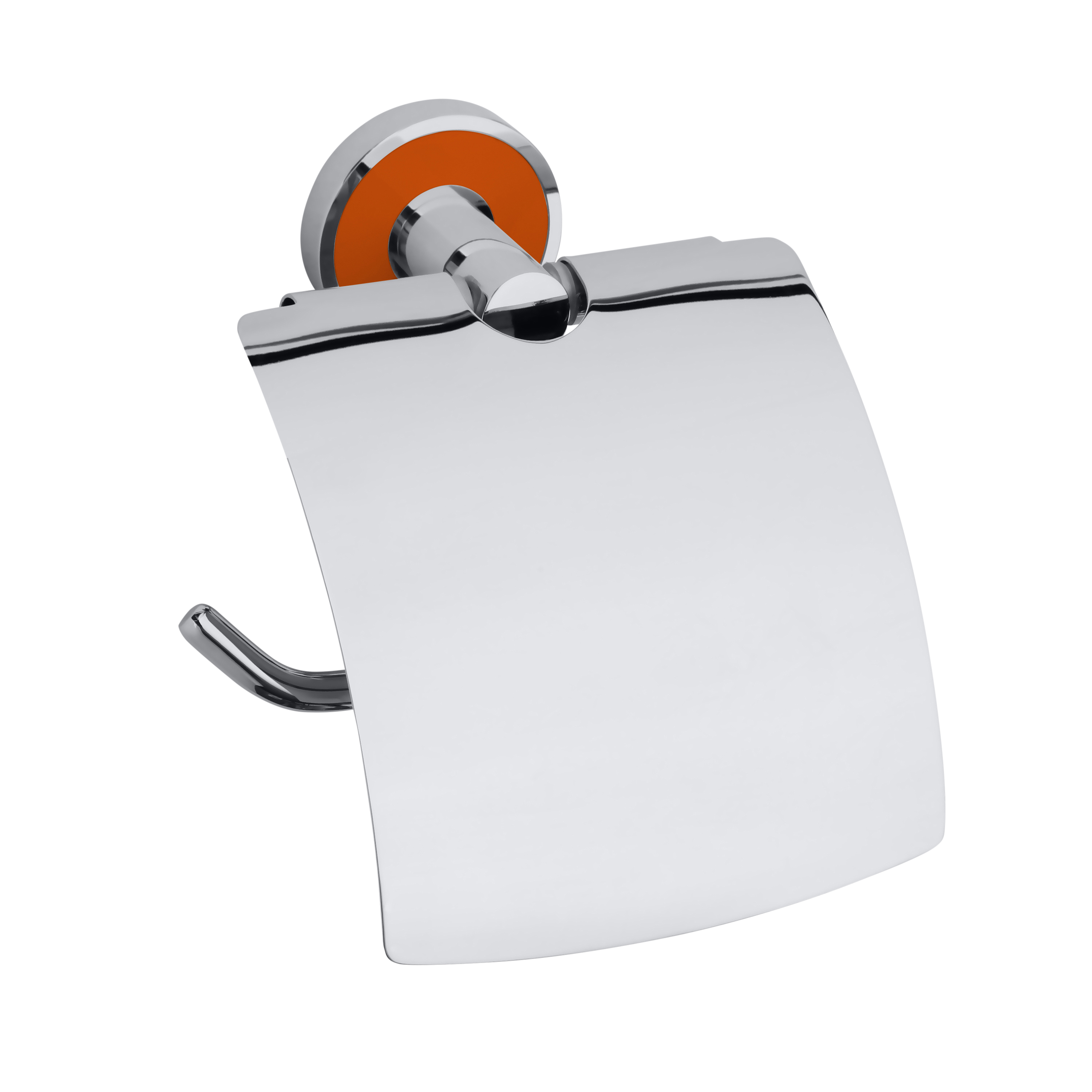 Держатель туалетной бумаги Bemeta Trend-I 104112018g закрытый, оранжевый