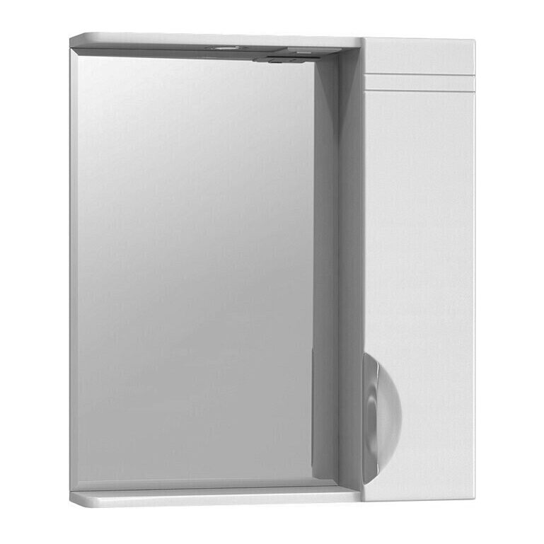Шкаф зеркальный Vigo Callao 2-600 правый, со спотом, с подсветкой, белый