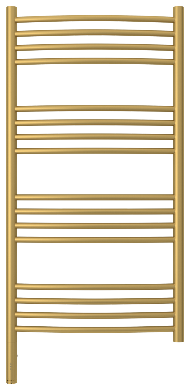 Полотенцесушитель электрический Сунержа Богема 3.0 выгнутая 1000х500  МЭМ левый, золото матовый
