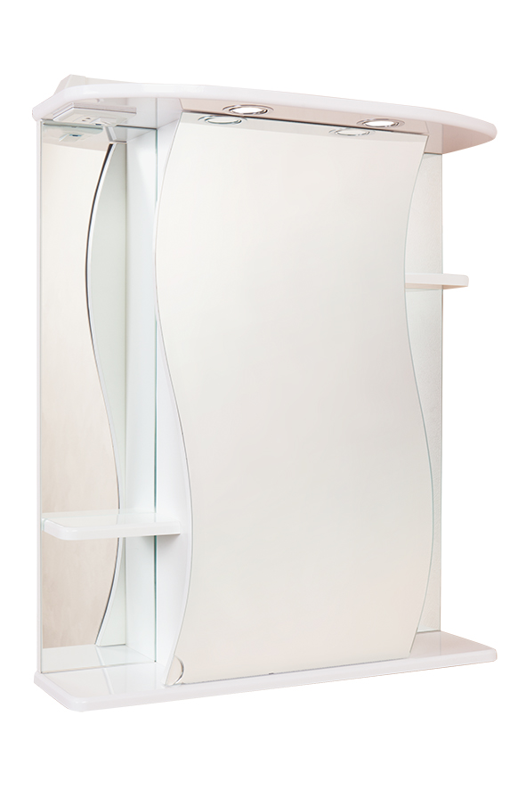 Шкаф зеркальный Onika Лилия 65.02 правый, с LED подсветкой