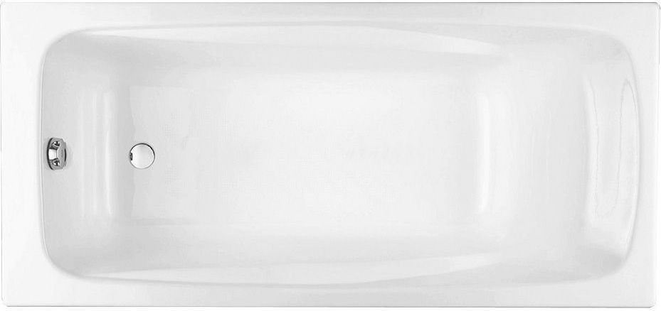 Ванна чугунная Jacob Delafon Repos E2904-00 180х85 с антискользящим покрытием, без отверстий для ручек