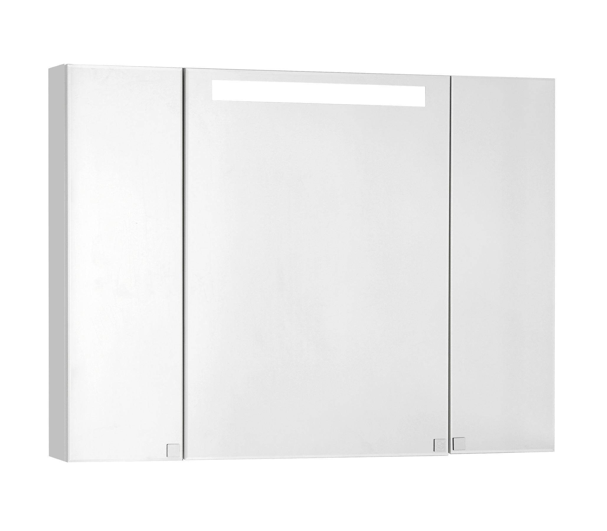 Шкаф зеркальный Aquaton Мадрид 100 со светильником белый