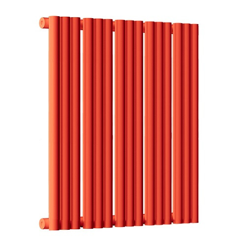 Радиатор стальной Empatiko Takt S1-592-500 Friendly Red 592x536 15 секций, вертикальный 1-трубчатый, боковое подключение, красный (Friendly Red)