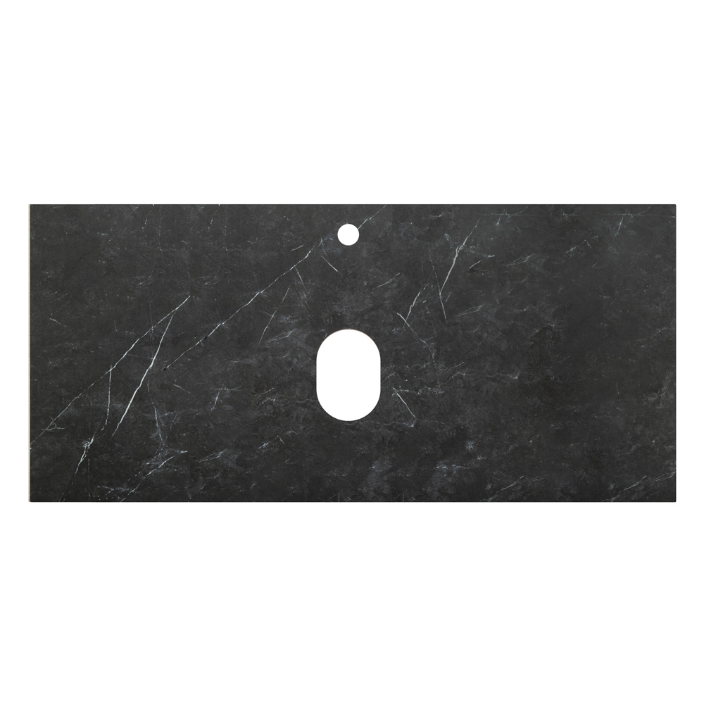 Столешница BelBagno 1000x460x20, керамогранит, marmo nero opaco (черный матовый мрамор)