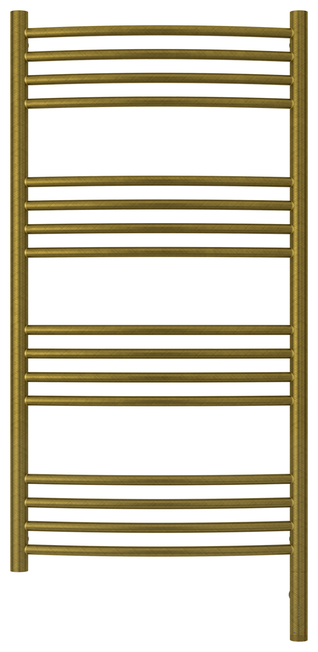 Полотенцесушитель электрический Сунержа Богема 3.0 выгнутая 1000х500  МЭМ правый, состаренная бронза