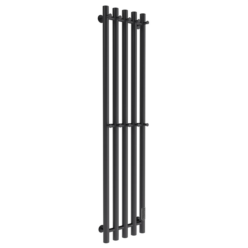 Полотенцесушитель электрический Melodia Blues Electro Ferrum 120x33 П6, 12 крючков, черный