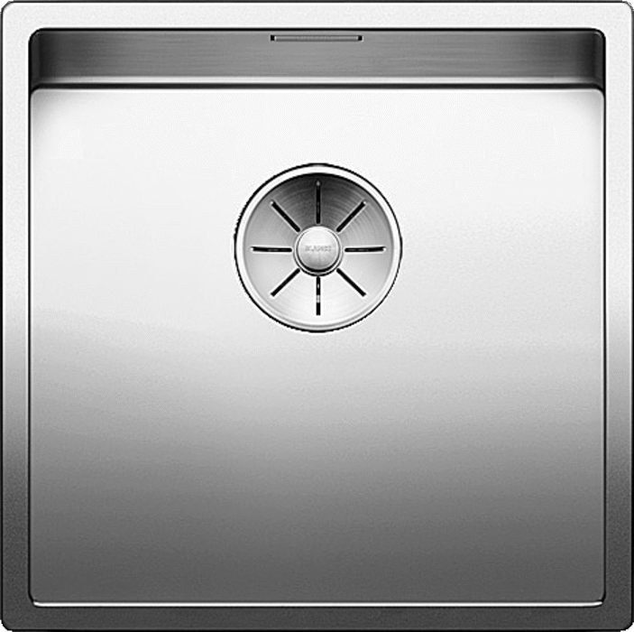 Мойка кухонная Blanco Claron 400-U с отводной арматурой, сталь / зеркальная полировка
