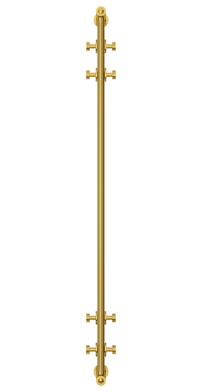 Полотенцесушитель водяной Сунержа Хорда 1200х195 подключение вертикальное / горизонтальное, золото