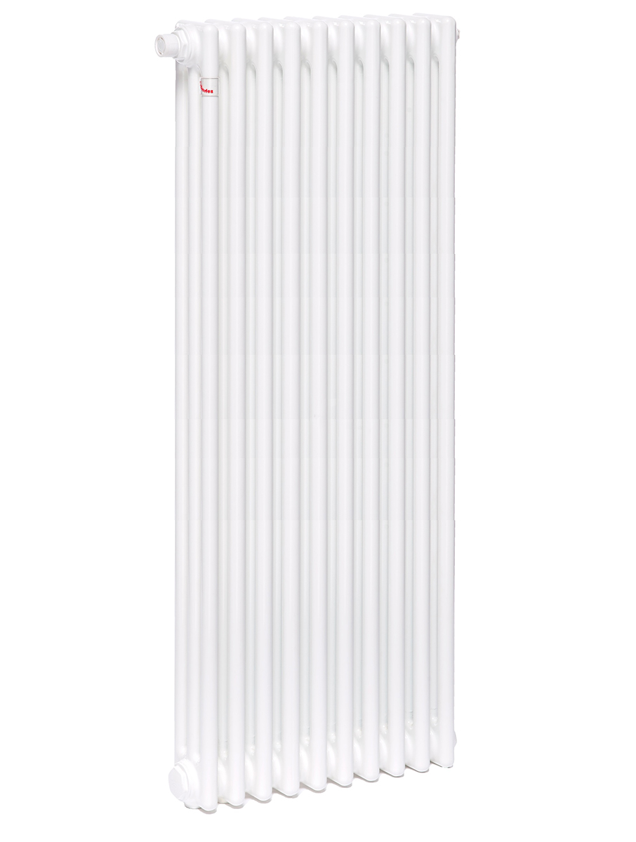 Радиатор стальной Zehnder Charleston Completto 3180 вертикальный трехтрубчатый, 10 секций, нижнее подключение, белый