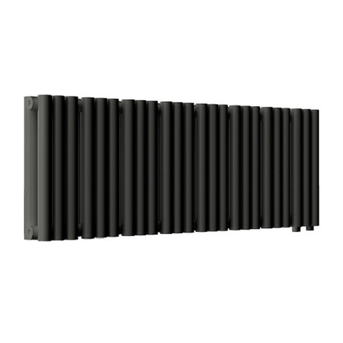 Радиатор стальной Empatiko Takt LR2-952-200 Confident Black 952x236 48 секций, вертикальный 2-трубчатый, нижнее подключение, черный (Confident Black)