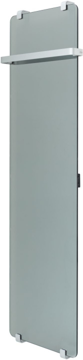 Полотенцесушитель электрический Allen Brau Infinity 160x44 зеркальный, с рейлингом и креплением / серебро браш