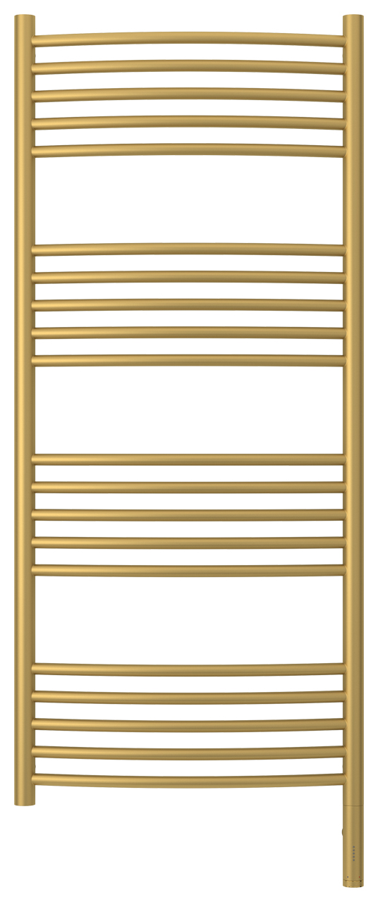 Полотенцесушитель электрический Сунержа Богема 3.0 выгнутая 1200х500  МЭМ правый, золото матовый