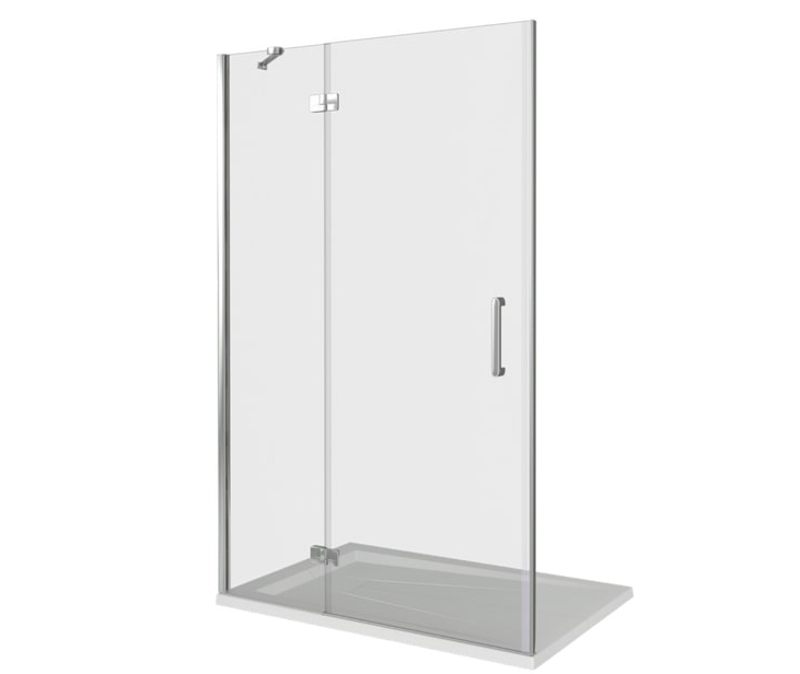 Душевая дверь Good Door Saturn WTW-110-C-CH-L левая профиль хром, стекло прозрачное