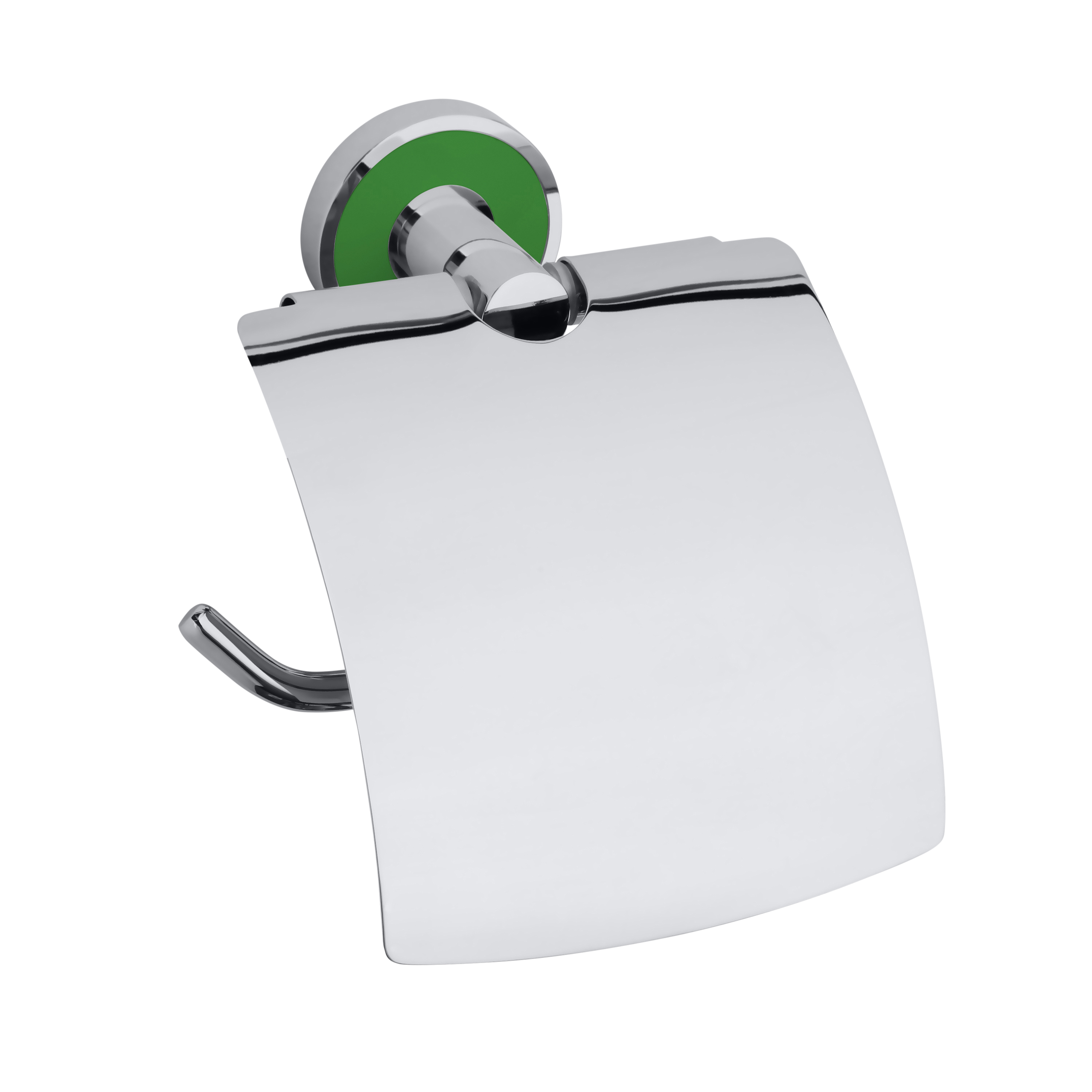 Держатель туалетной бумаги Bemeta Trend-I 104112018a закрытый, зелёный