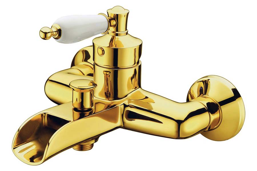 Смеситель Boheme Vogue 213 для ванны с душем золото