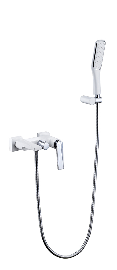 Смеситель Boheme Venturo 373-W для ванны с душем белый/хром