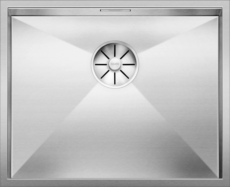 Мойка кухонная Blanco Zerox 500-IF с отводной арматурой, сталь / зеркальная полировка