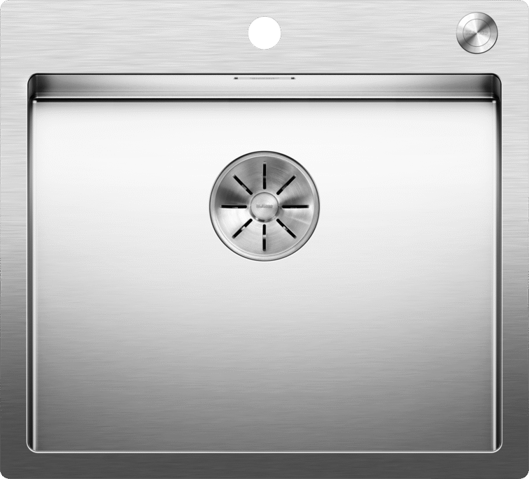 Мойка кухонная Blanco Claron 500-IF/А клапан-автомат, сталь / зеркальная полировка