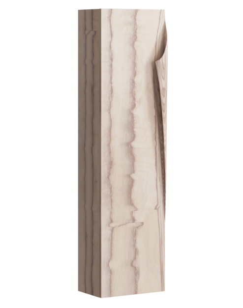 Шкаф-пенал подвесной Clarberg Papyrus wood, светлое дерево