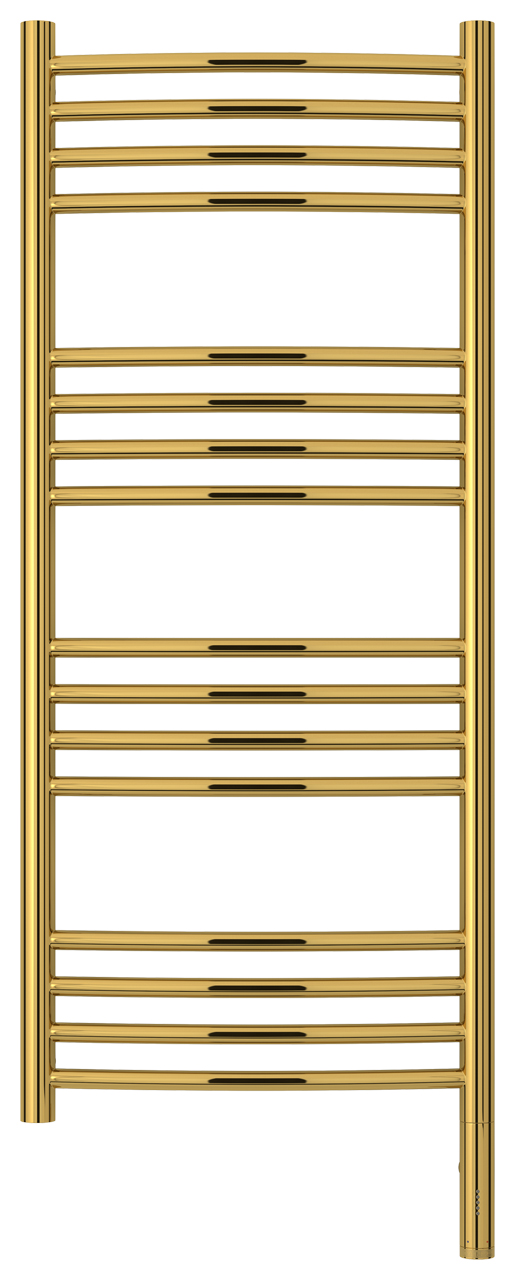 Полотенцесушитель электрический Сунержа Богема 3.0 выгнутая 1000х400  МЭМ правый, золото
