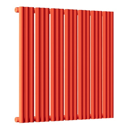 Радиатор стальной Empatiko Takt S1-832-500 Friendly Red 832x536 21 секция, вертикальный 1-трубчатый, боковое подключение, красный (Friendly Red)