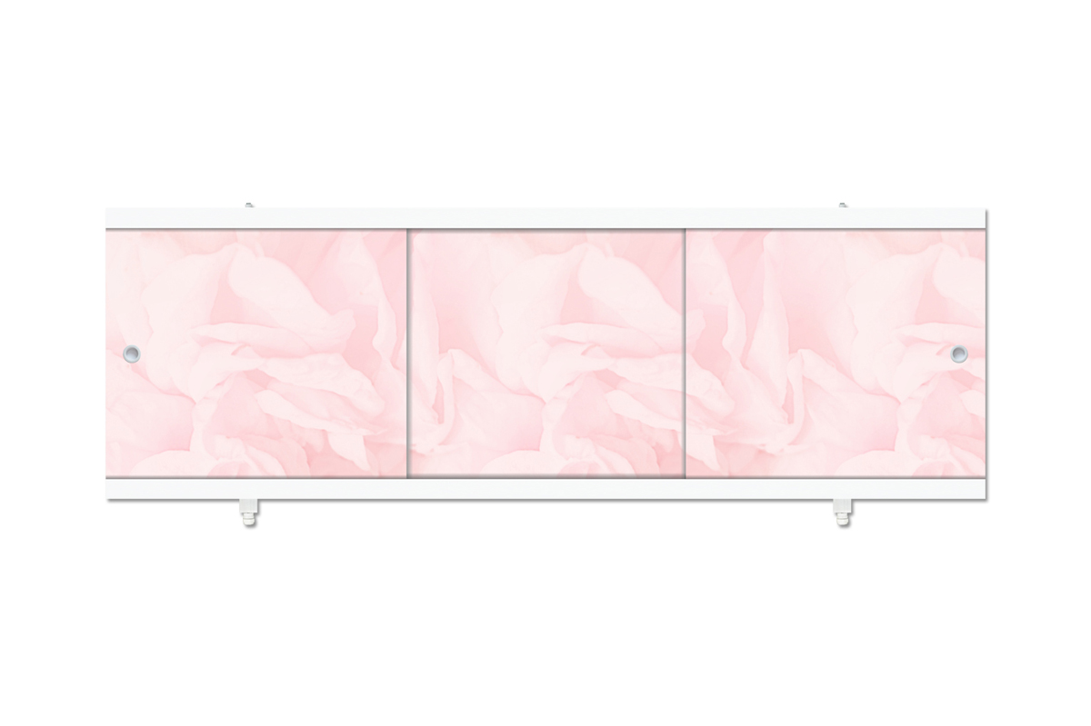 Экран под ванну Melodia Salsa 150, розовый