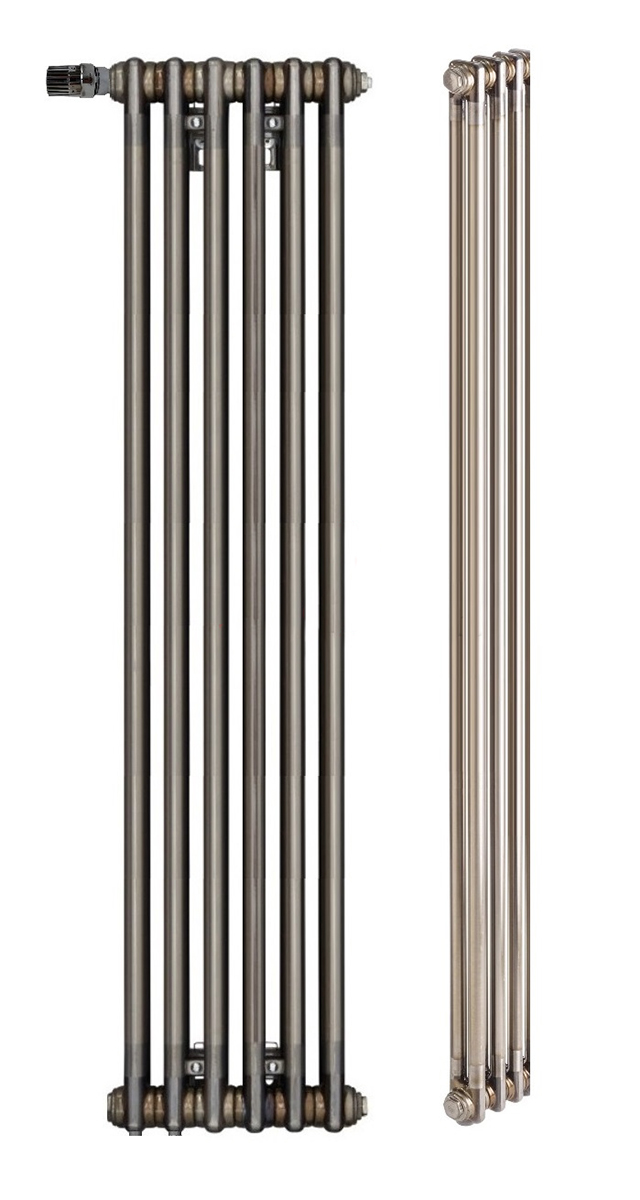 Радиатор стальной Zehnder Charleston Completto 2180 вертикальный двухтрубчатый, 6 секций, нижнее подключение, Technoline 0325 TL