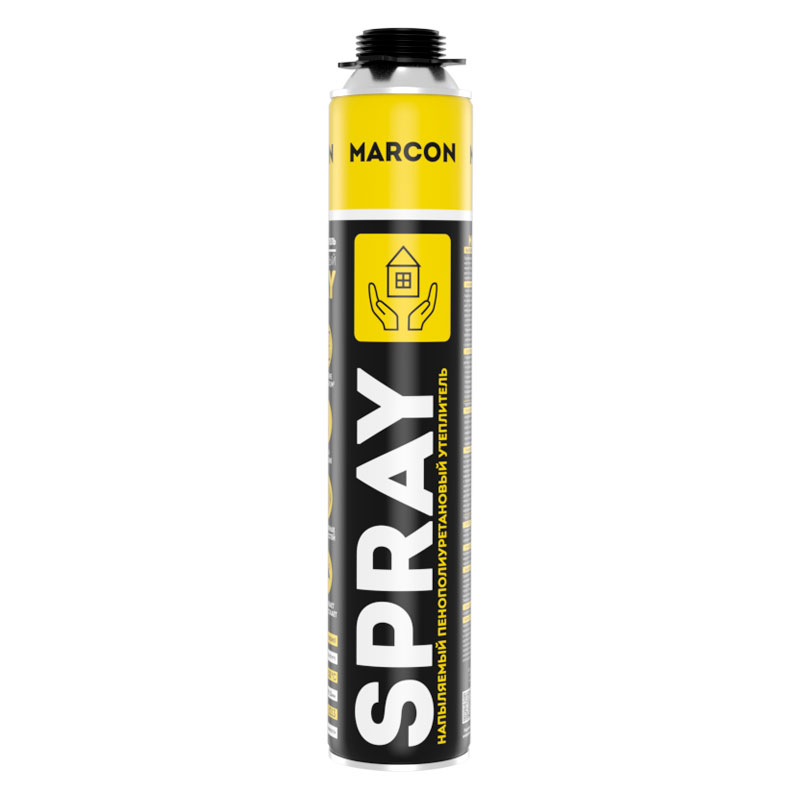 Утеплитель Marcon Spray напыляемый пенополиуретановый, всесезонный