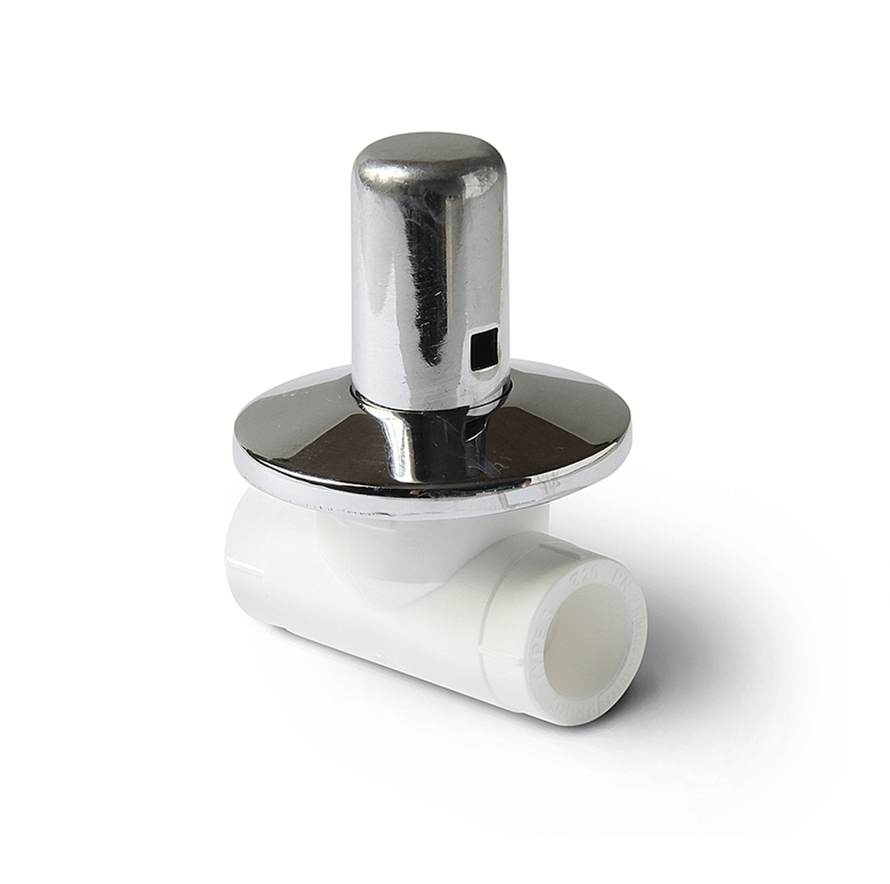 Вентиль (клапан) полипропиленовый Pro Aqua 25 мм хромированный