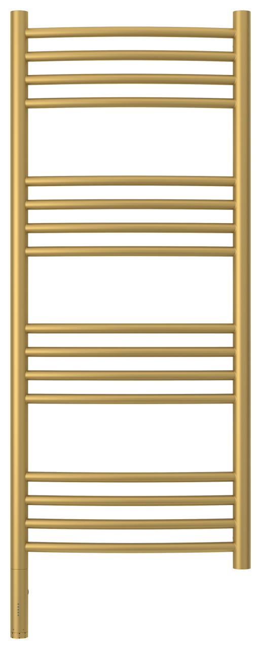 Полотенцесушитель электрический Сунержа Богема 3.0 выгнутая 1000х400  МЭМ левый, золото матовый
