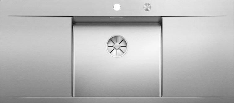 Мойка кухонная Blanco Flow 5 S-IF клапан-автомат, сталь / зеркальная полировка